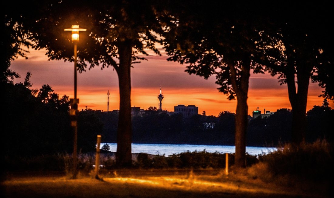 Sonnenuntergang Düsseldorf