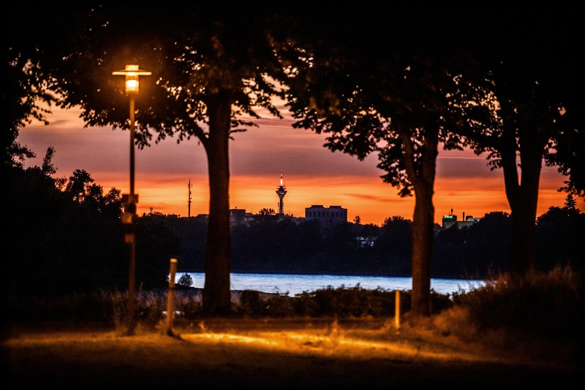 Sonnenuntergang Düsseldorf