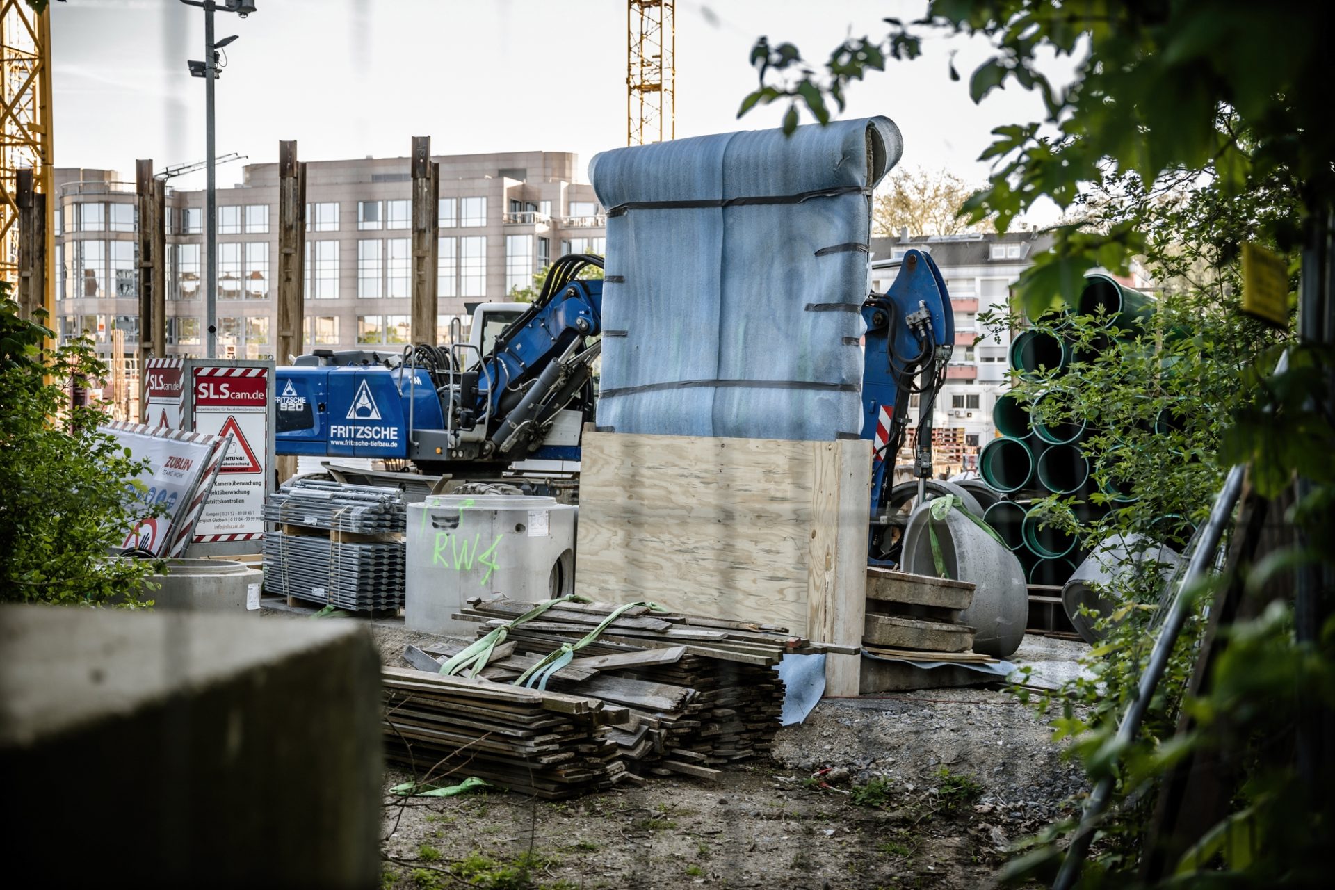 Teil der Berliner Mauer in Düsseldorf