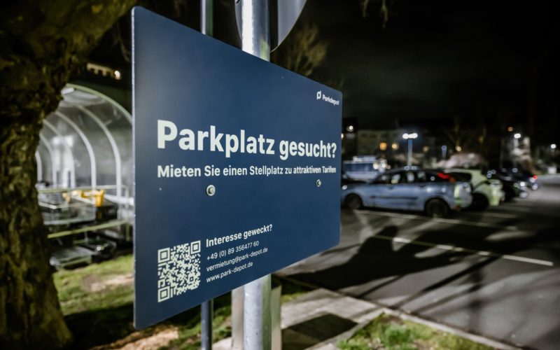 Supermarktparkplatz als Stellplatz