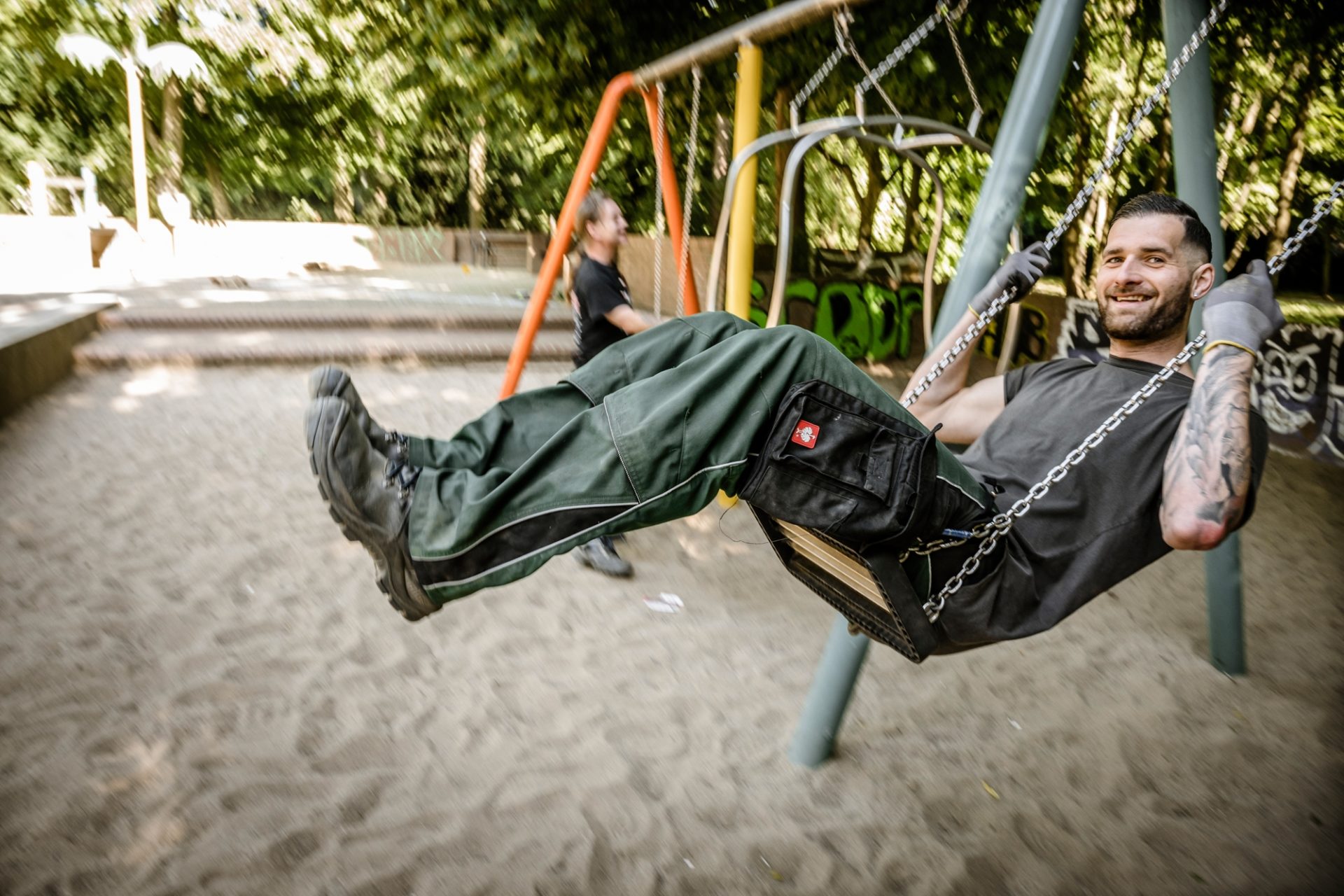 Spielplatzkontrolleure in Düsseldorf