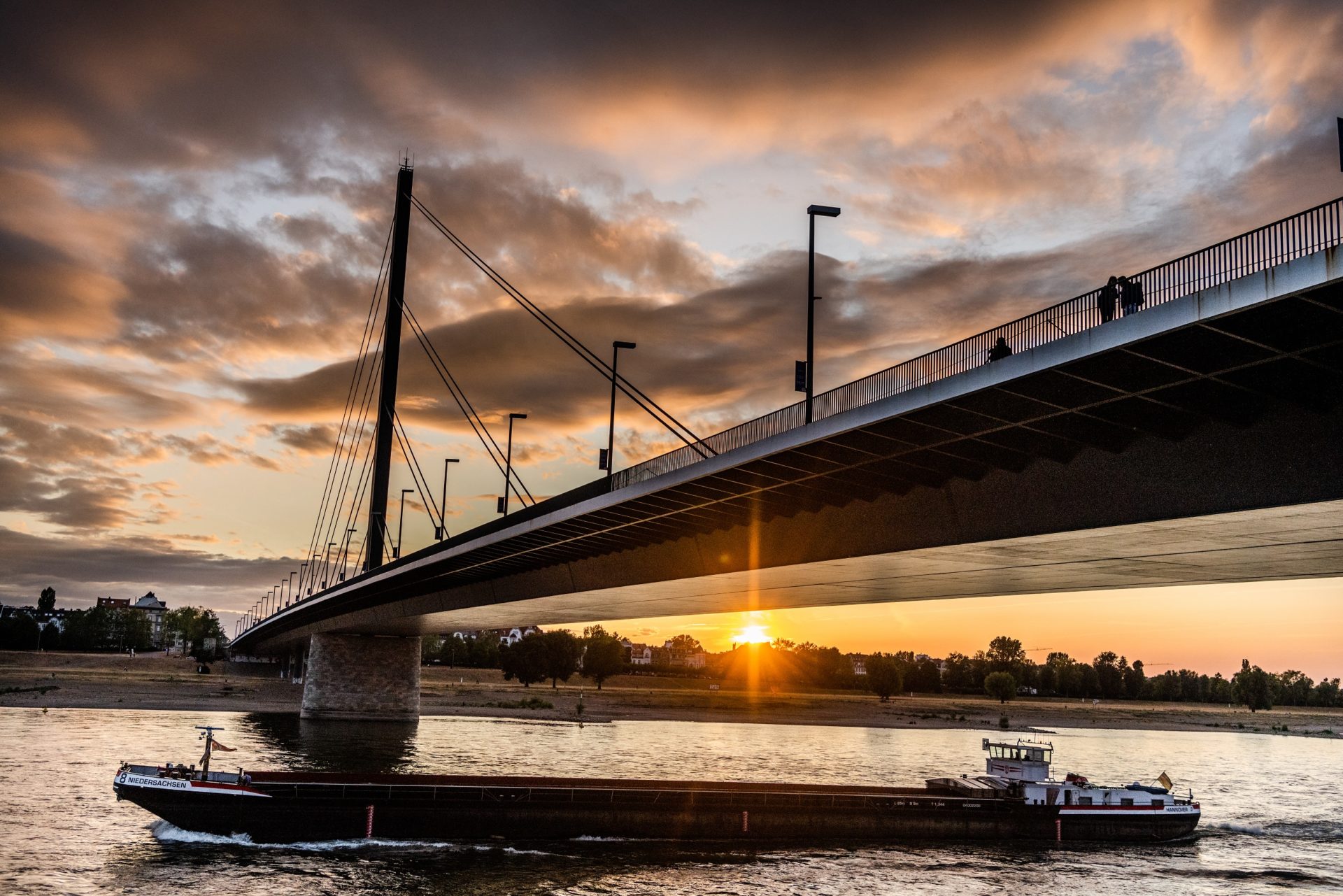 Sonnenuntergang Düsseldorf