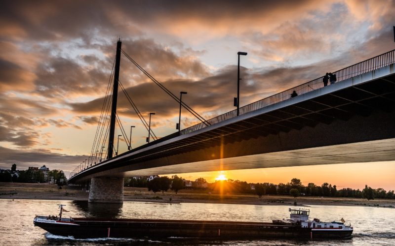 Sonnenuntergang Düsseldorf