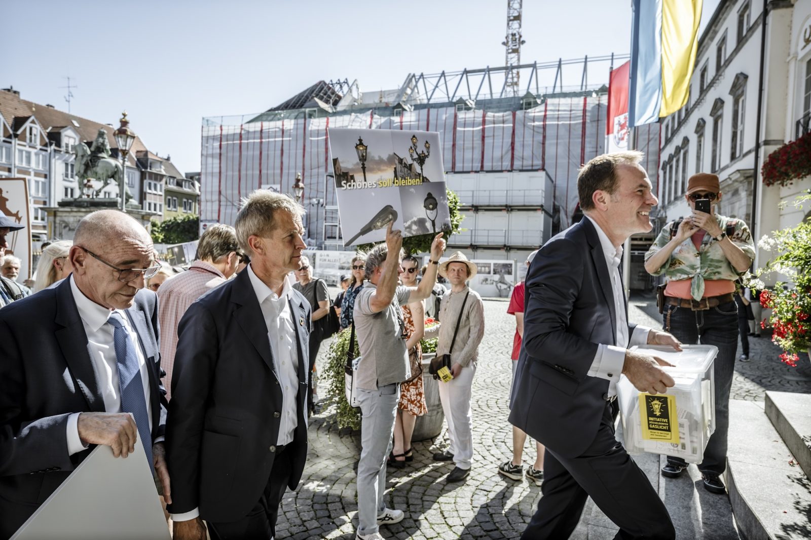 Demo Gaslaternen Stephan Keller