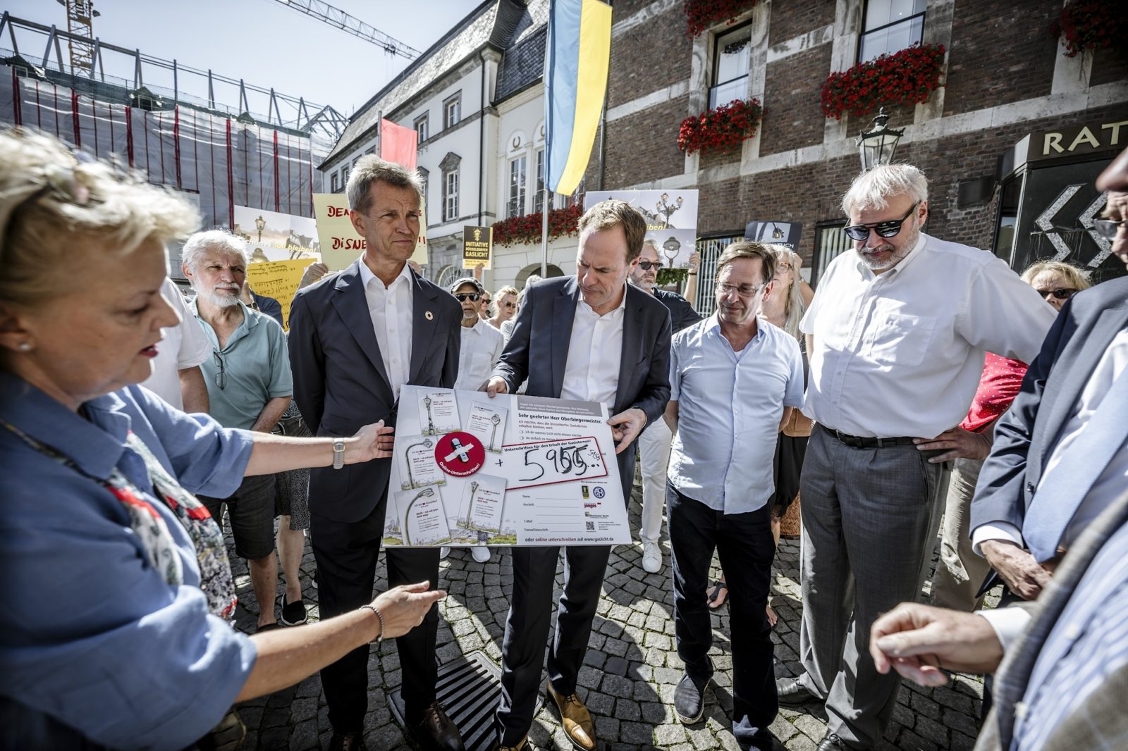 Demo Gaslaternen Stephan Keller