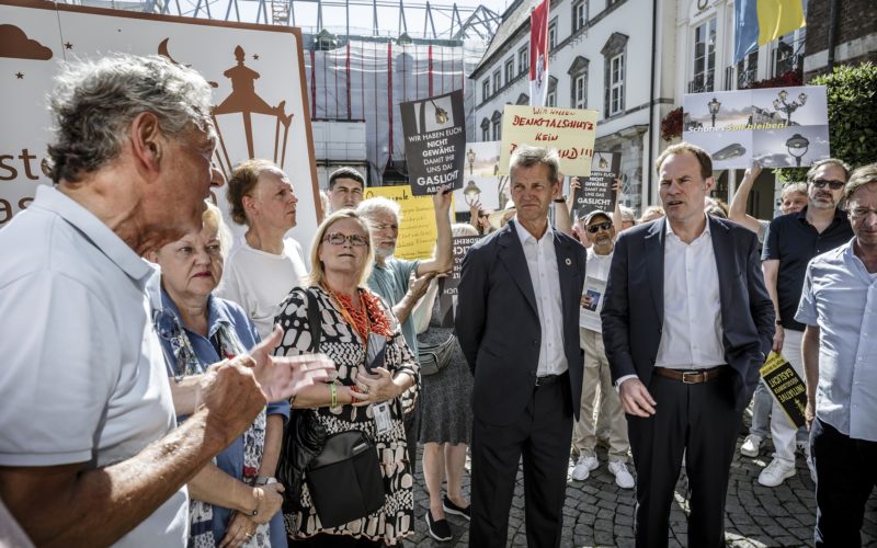 Demo Gaslaternen Stephan Keller