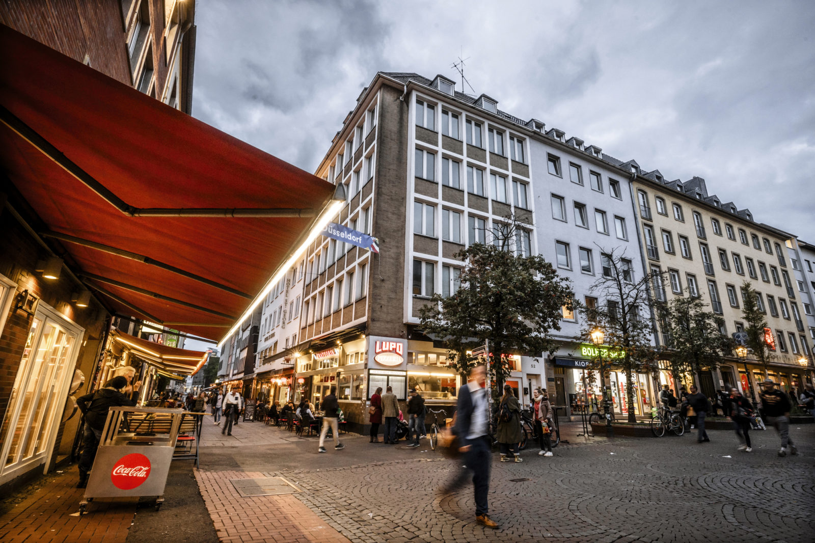 Leerstand an Wohnungen in der Düsseldorfer Altstadt