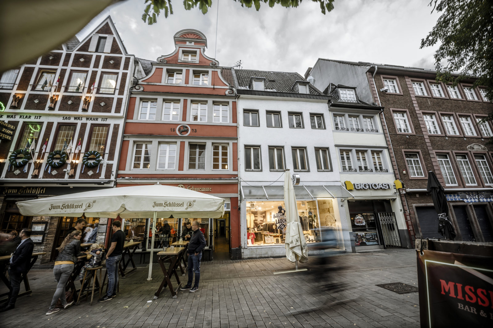 Leerstand an Wohnungen in der Düsseldorfer Altstadt