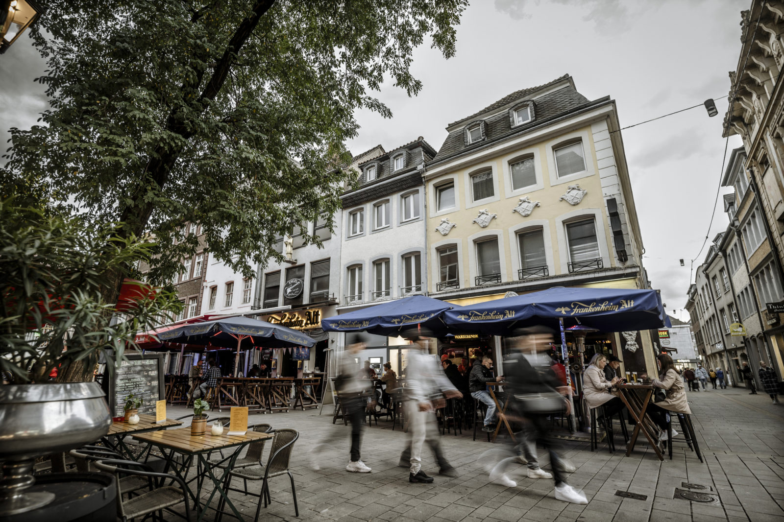 Leerstand an Wohnungen in der Düsseldorfer Altstadt