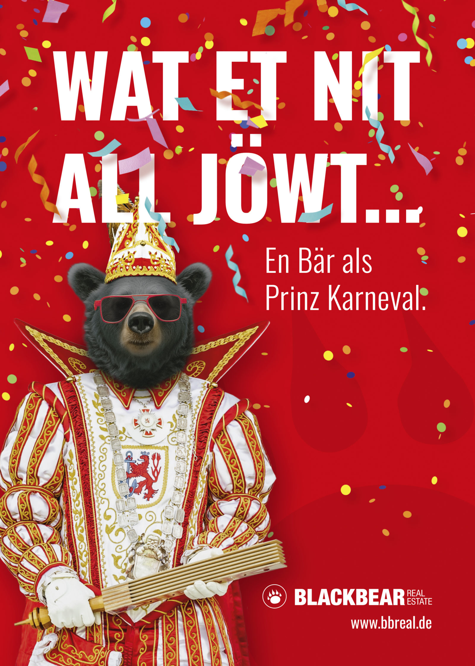 Plakat des neuen Karnevalsprinzen Uwe Willer