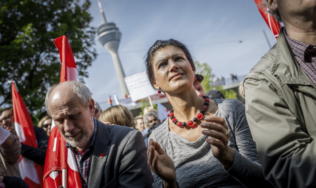 Sahra Wagenknecht in Düsseldorf