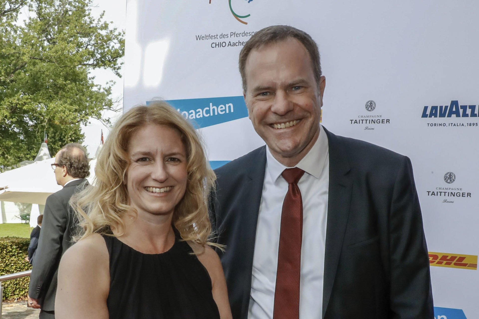 Nicole Gruenewald, Stephan Keller bei der MediaNight CHIO Aachen 2019