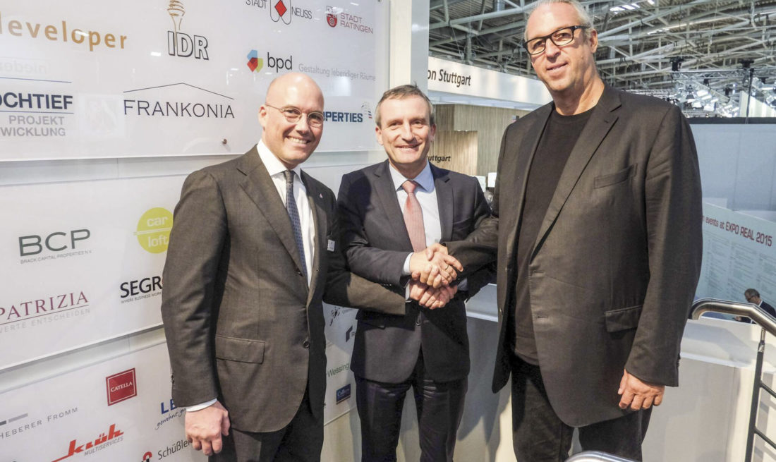 Uwe Reppegather auf der Expo Real