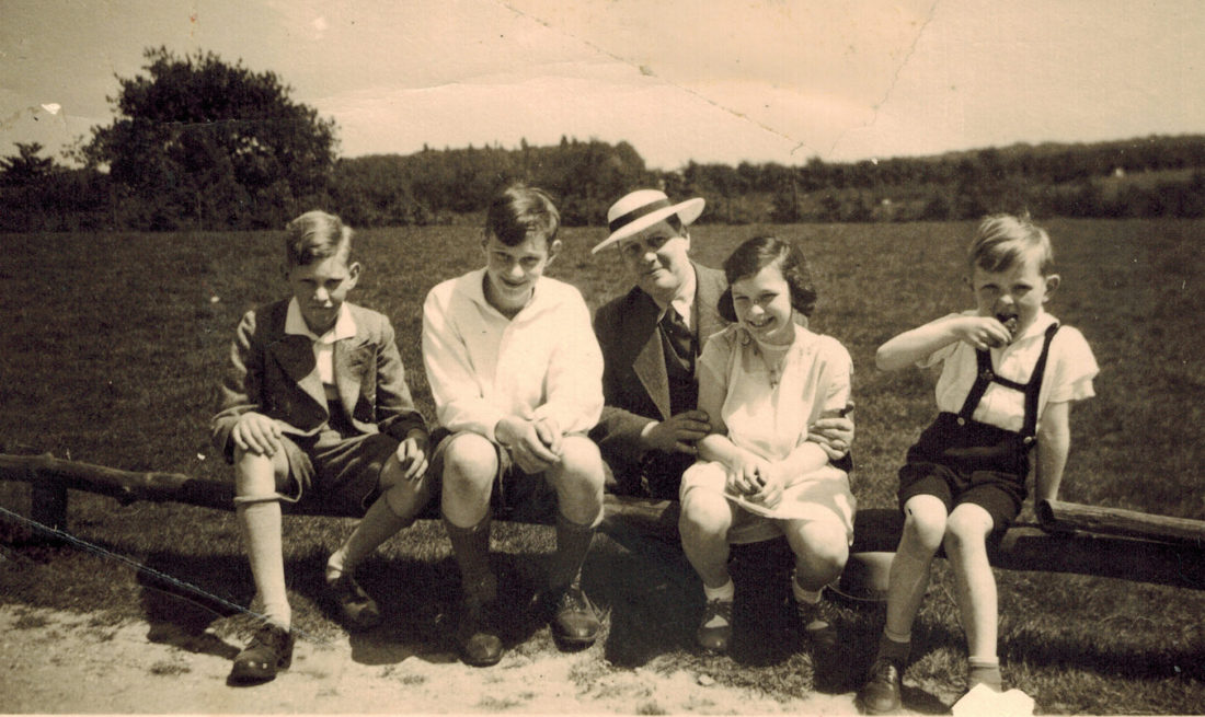 1930er Heidenheims Familienausflug