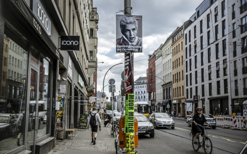 Wahlplakat Marie-Agnes-Strack-Zimmermann in Berlin