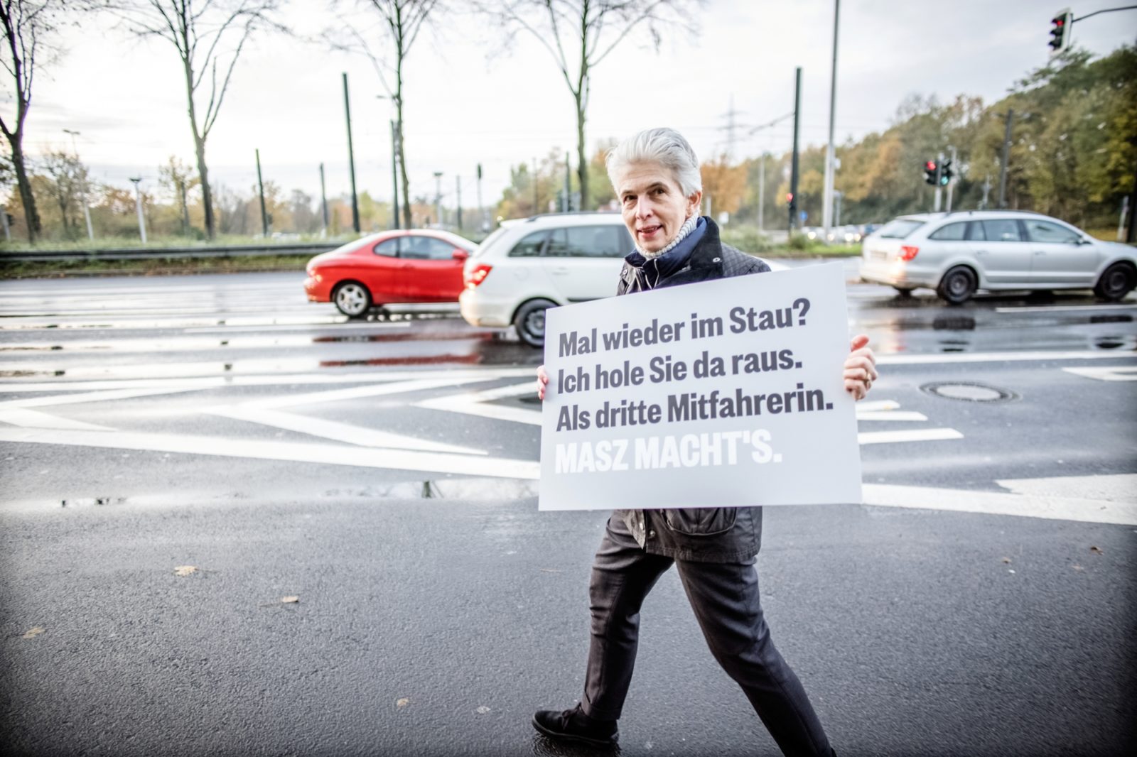 Umweltspur Aktion Marie-Agnes Strack-Zimmermann FDP