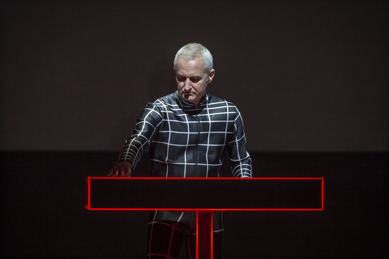 Band Kraftwerk Live in der Kunstsammlung NRW, Konzertreihe Der Katalog 12345678, 1. Konzert, LP Autobahn von 1974 Foto: Andreas Endermann