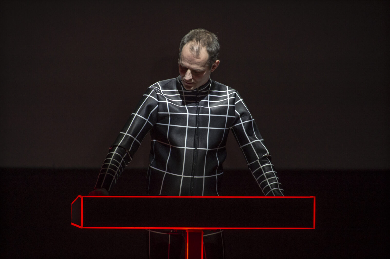 Band Kraftwerk Live in der Kunstsammlung NRW, Konzertreihe Der Katalog 12345678, 1. Konzert, LP Autobahn von 1974 Foto: Andreas Endermann
