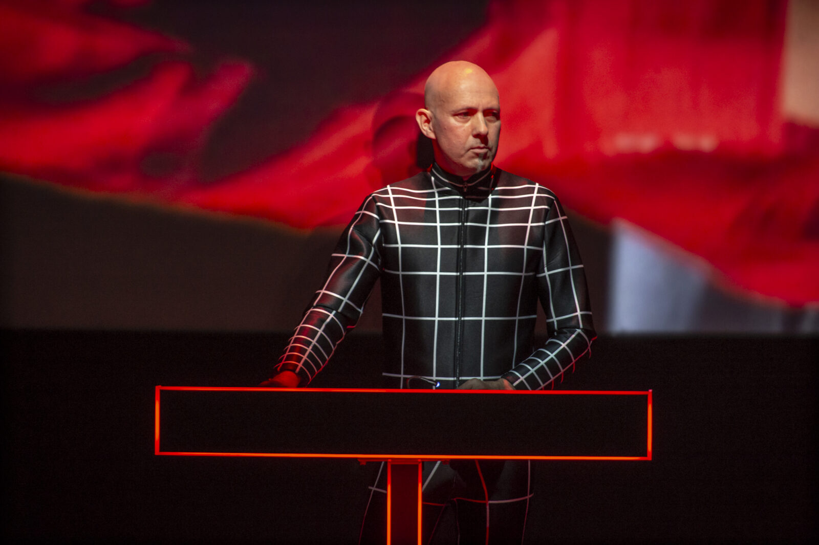 Band Kraftwerk Live in der Kunstsammlung NRW, Konzertreihe Der Katalog 12345678, 1. Konzert, LP Autobahn von 1974 Foto: Andreas Endermann