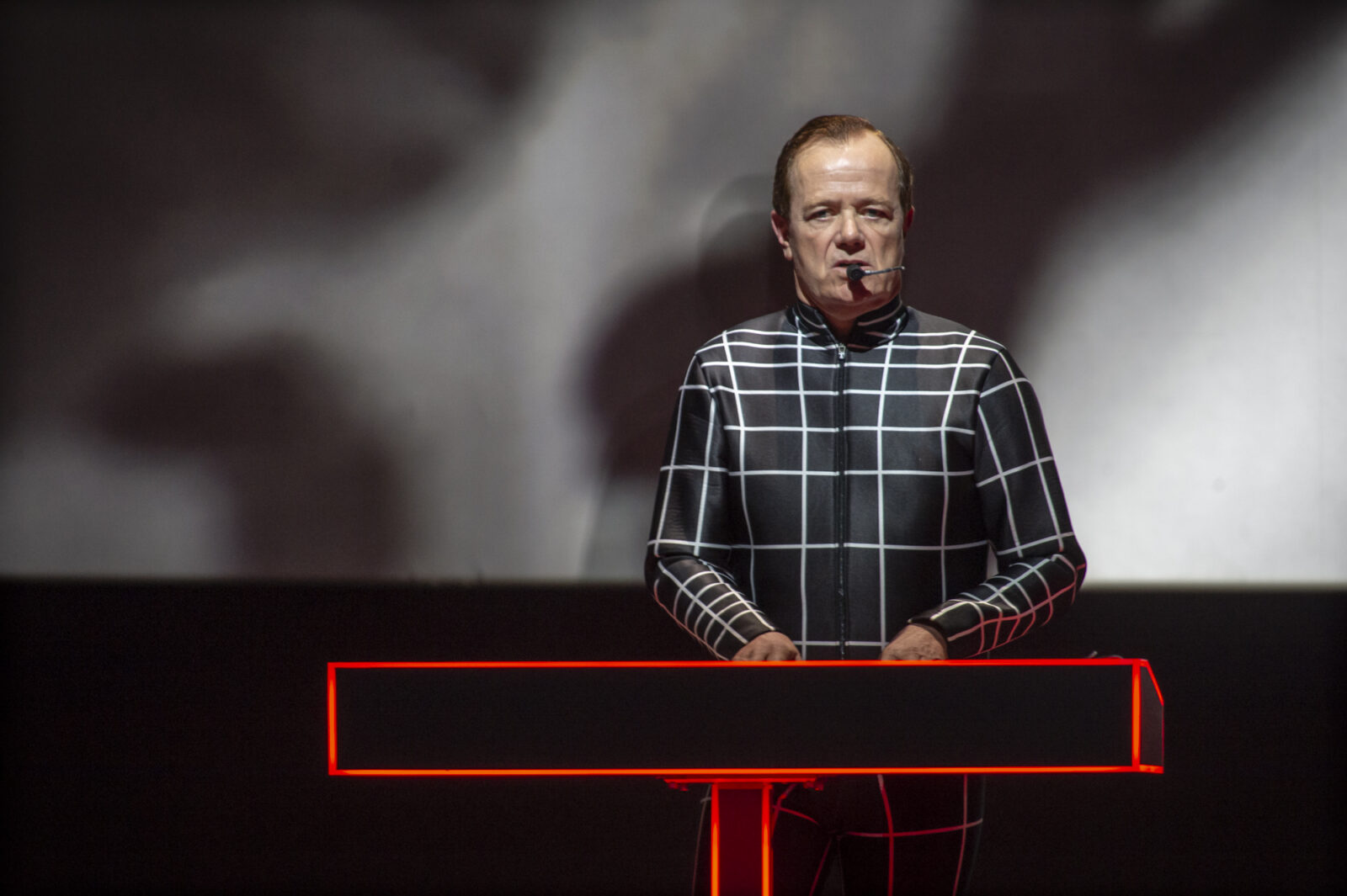 Band Kraftwerk Live in der Kunstsammlung NRW, Konzertreihe Der Katalog 12345678, 1. Konzert, LP Autobahn von 1974 Foto: Andreas Endermann