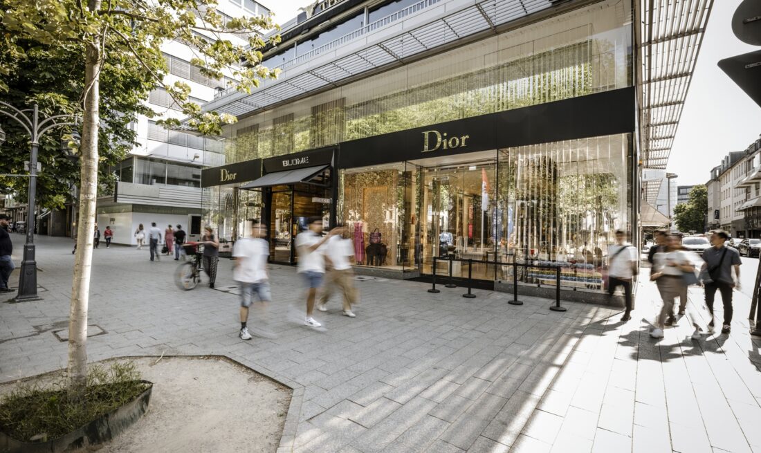 Dior und Juwelier Blome auf der Königsallee Düsseldorf