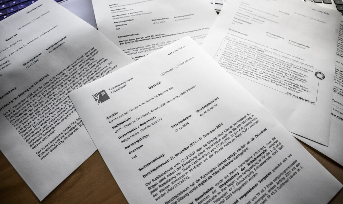 Kleine Kommissionen in Düsseldorf