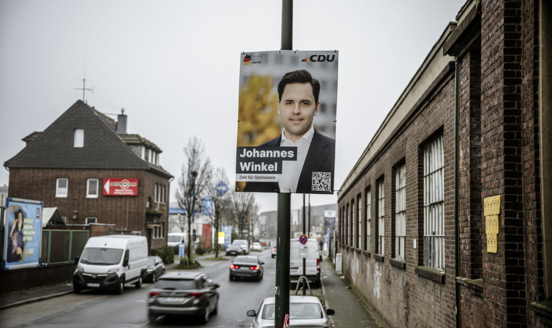 Wahlplakat Johannes Winkels
