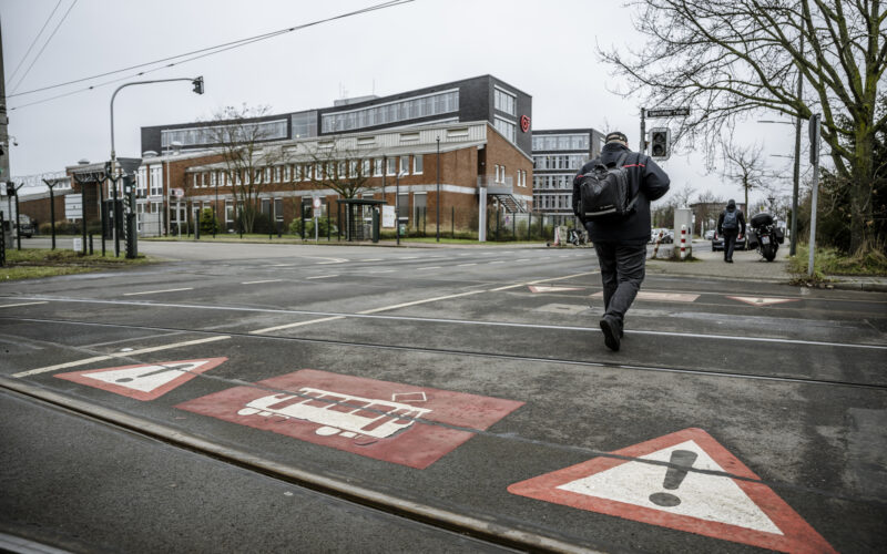 Rheinbahn Zentrale in Düsseldorf Lierenfeld