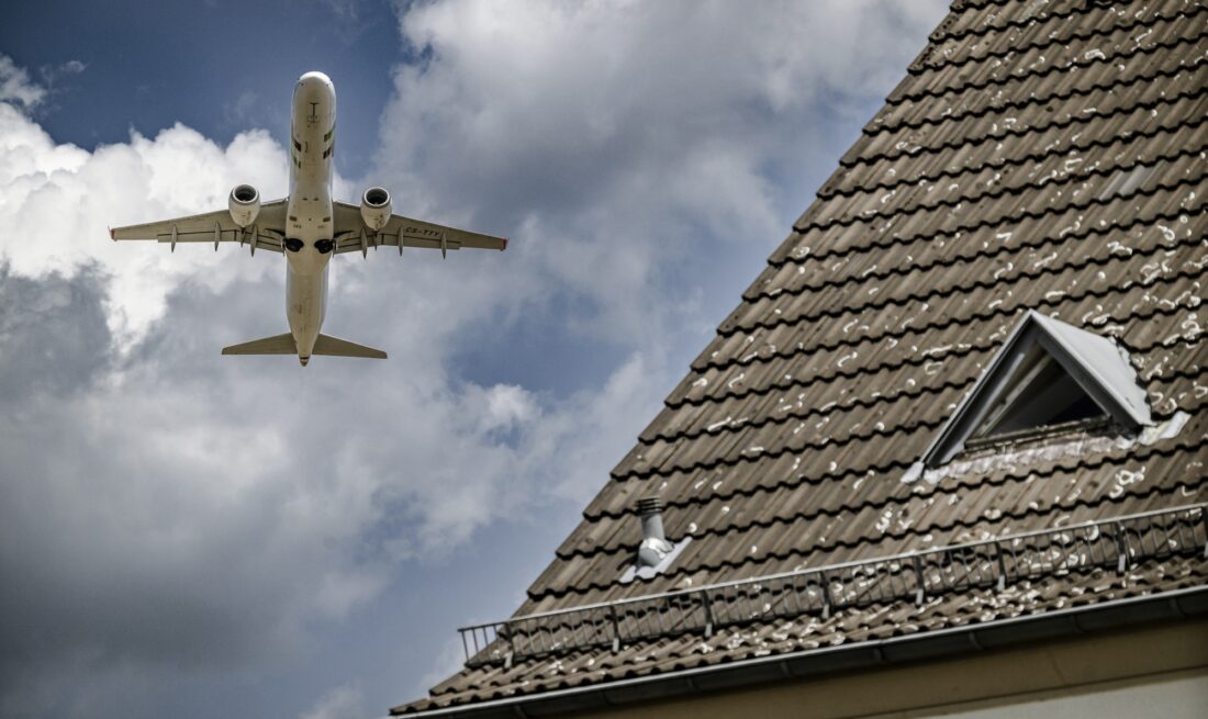 Flugverkehr über Düsseldorf