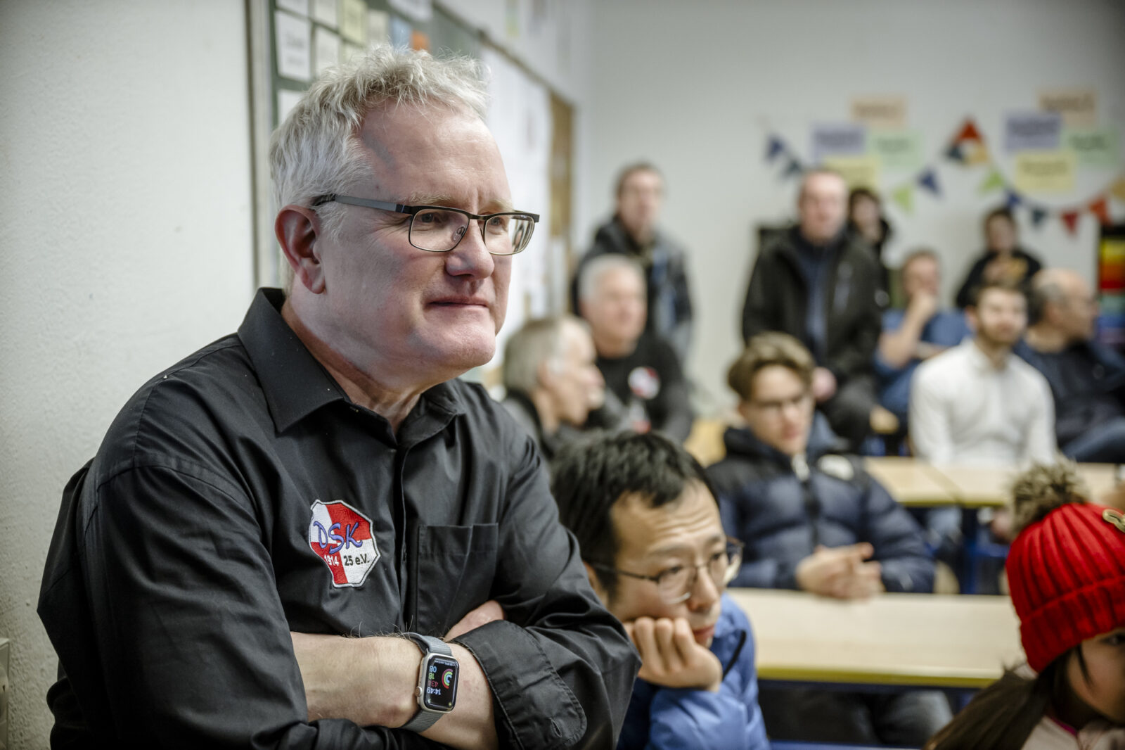 Düsseldorfer Schachklub DSK, Vorsitzender Jan Werner, Schach Bundesliga, Humboldt-Gymnasium Foto: Andreas Endermann