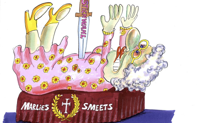 Jacques Tilly Mottowagen Marlies Smeets, Düsseldorfer Karneval