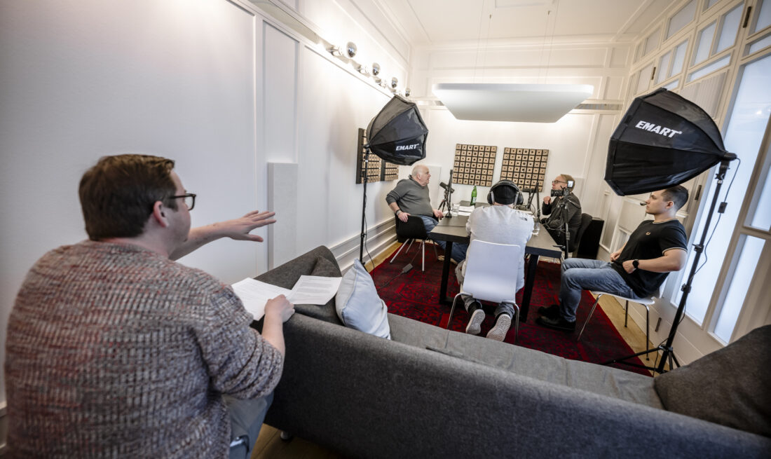 Podcast-Studio der Castcrew in Düsseldorf
