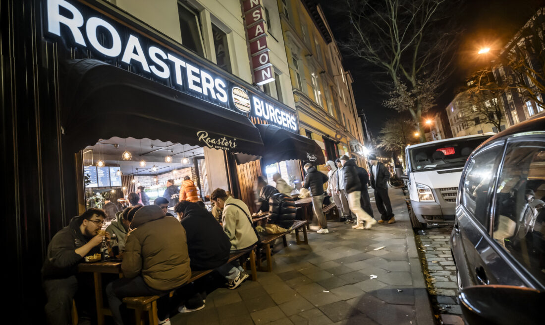 Roasters Burger an der Oberbilker Allee in Düsseldorf Friedrichstadt