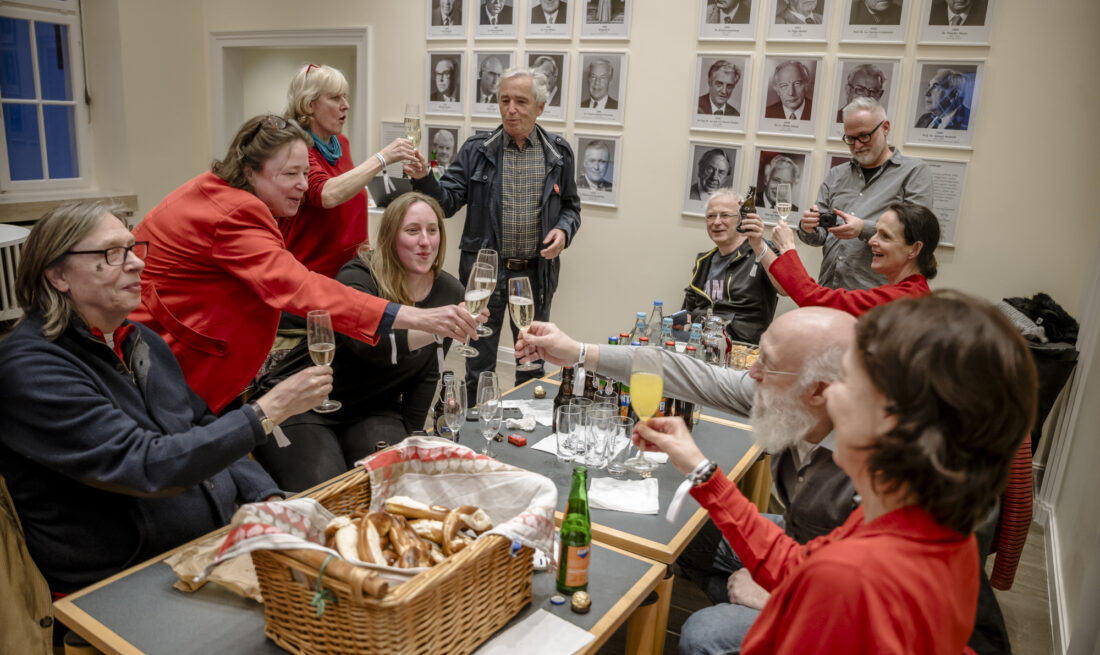 Die Linke Düsseldorf am Abend der Bundestagswahl
