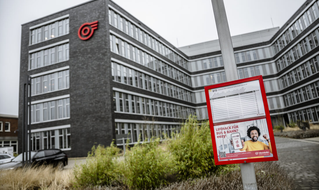 Rheinbahn-Zentrale in Düsseldorf Lierenfeld