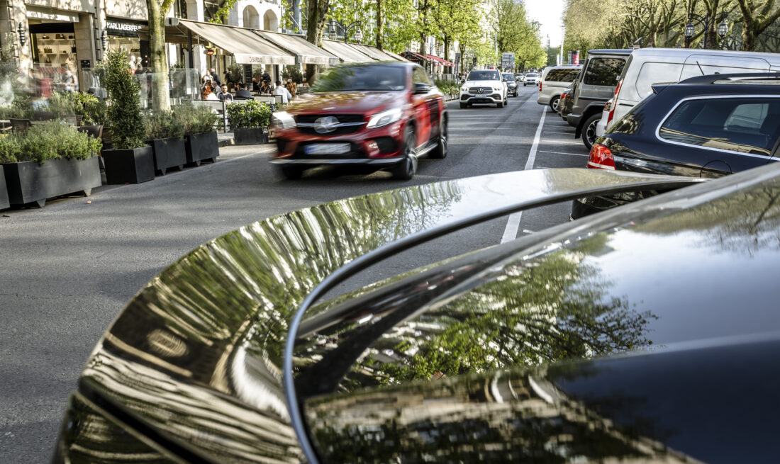 Verkehr Königsallee, Kö, Parken