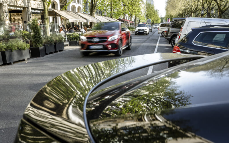 Verkehr Königsallee, Kö, Parken