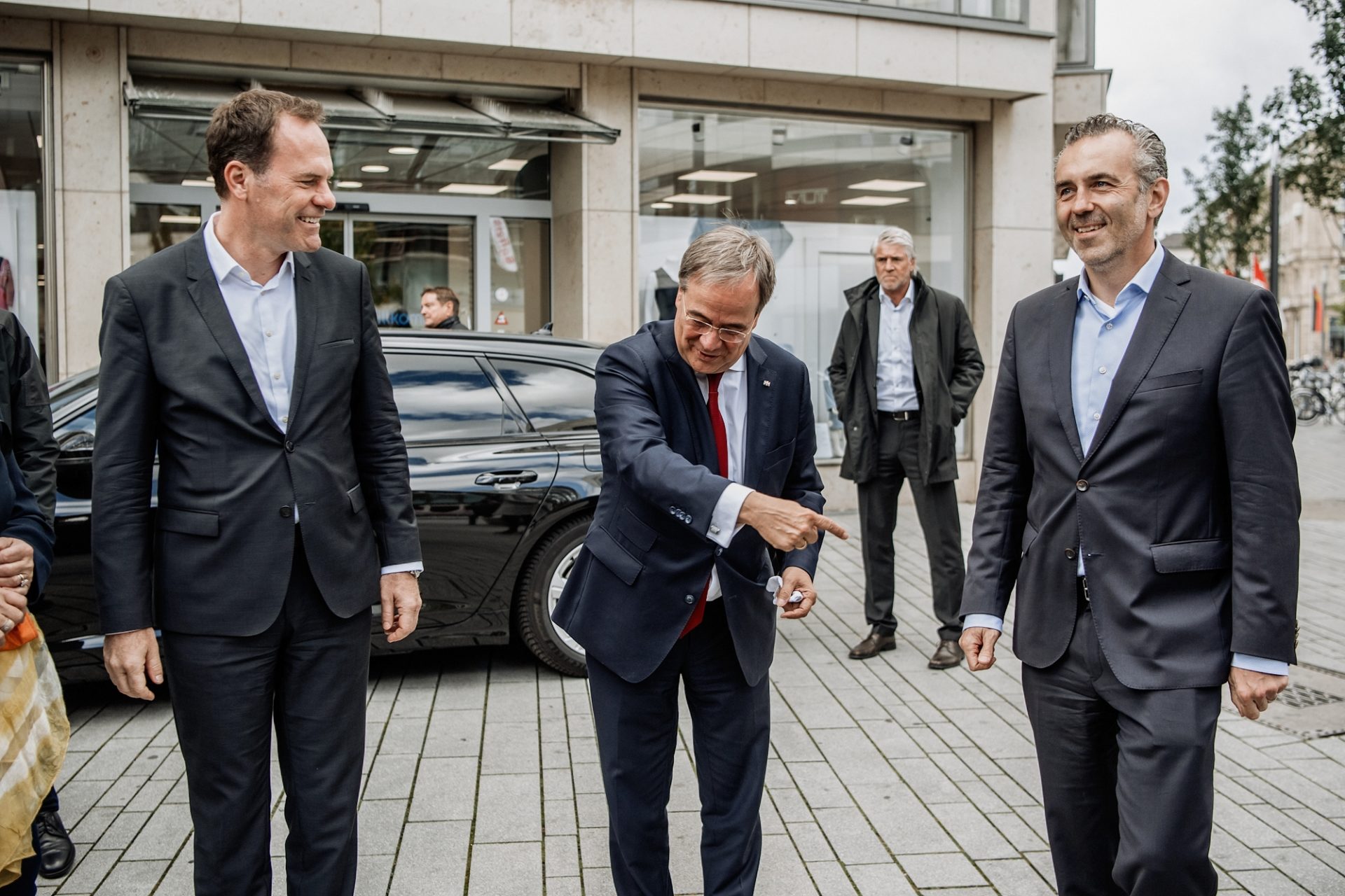 Thomas Jarzombek im Kommunalwahlkampf 2020