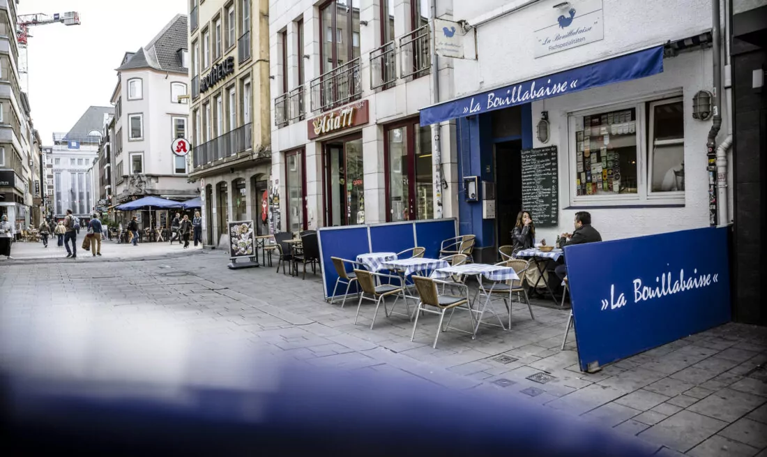Restaurant La Bouillabaisse an der Neustraße in der Altstadt Düsseldorf