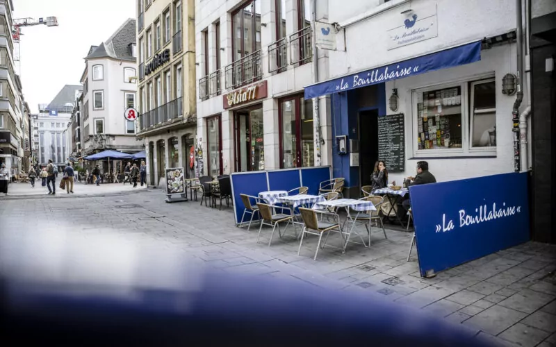 Restaurant La Bouillabaisse an der Neustraße in der Altstadt Düsseldorf