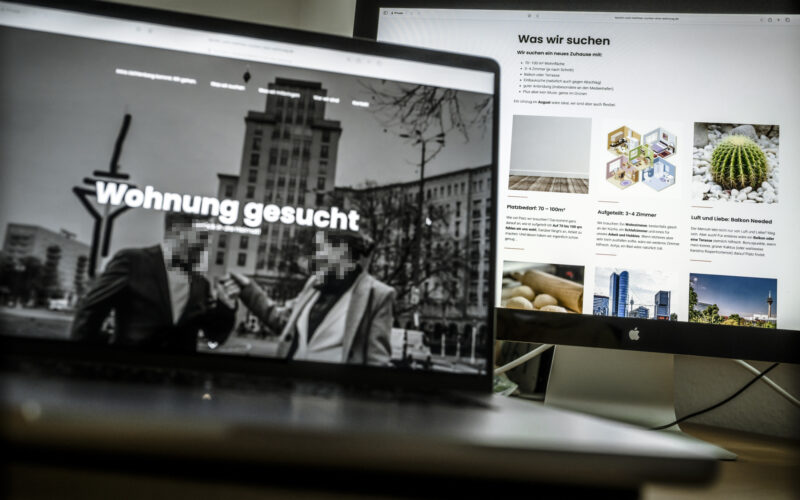 Berliner Paar auf Wohnungssuche in Düsseldorf