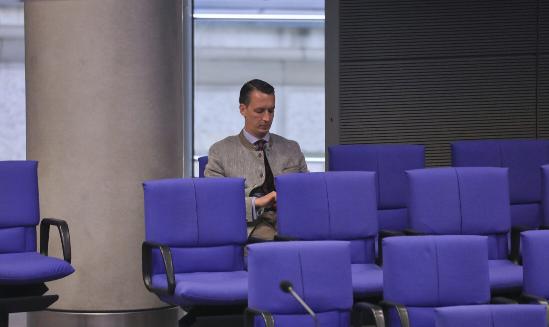 Matthias Helferich, AfD am 04.06.2025, Deutscher Bundestag, 9. Bundestagssitzung, BerlinFoto: IMAGO