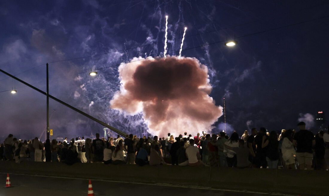 Explosion auf der Kirmes in Düsseldorf.