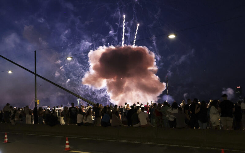 Explosion auf der Kirmes in Düsseldorf.