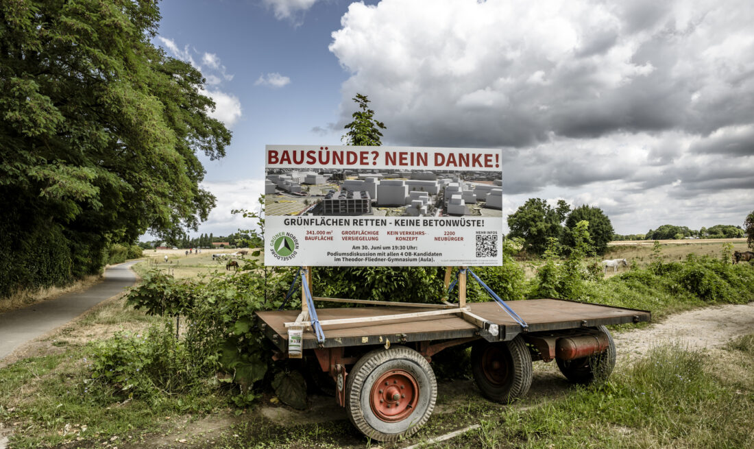 Protest gegen Baugebiet Nördlich Kalkumer Schlossaallee

Foto: Andreas Endermann