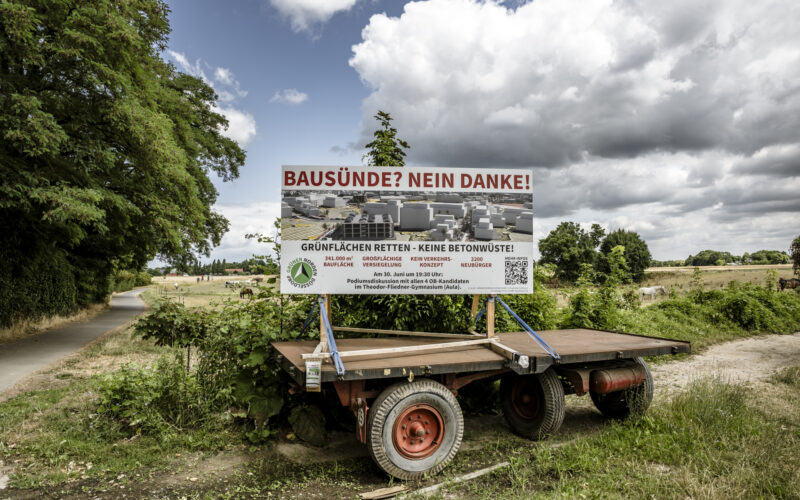 Protest gegen Baugebiet Nördlich Kalkumer Schlossaallee

Foto: Andreas Endermann