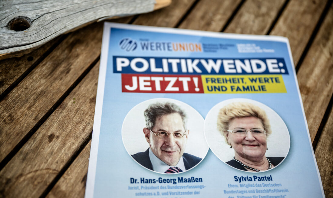 Werteunion, Sylvia Pantel, Hans-Georg Maa§enFoto: Andreas Endermann