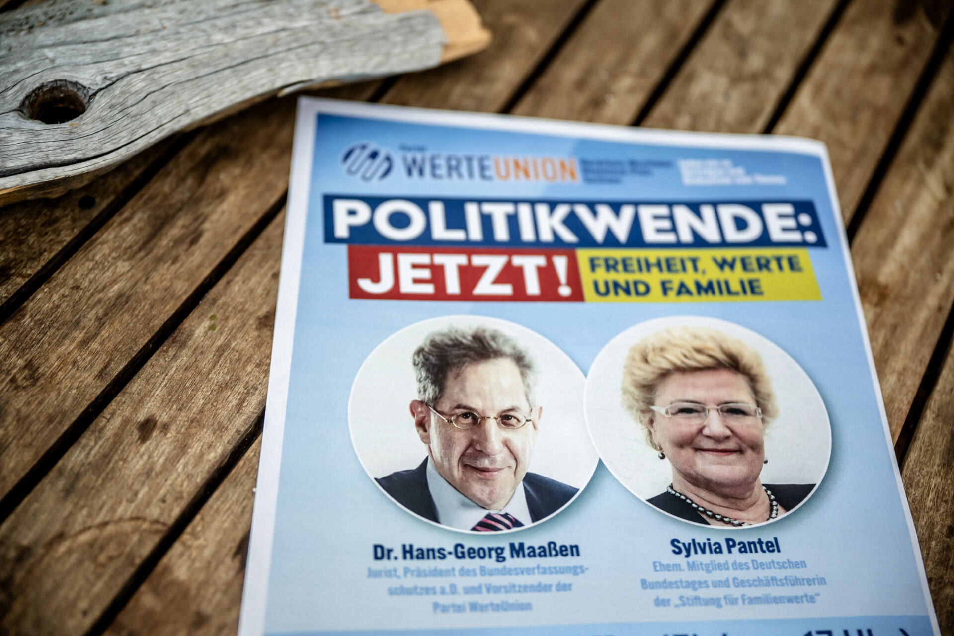 Werteunion, Sylvia Pantel, Hans-Georg Maa§enFoto: Andreas Endermann