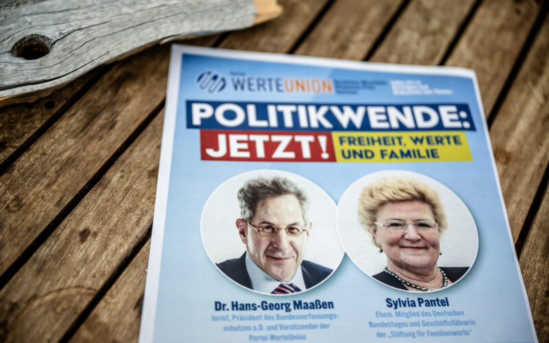 Werteunion, Sylvia Pantel, Hans-Georg Maa§enFoto: Andreas Endermann