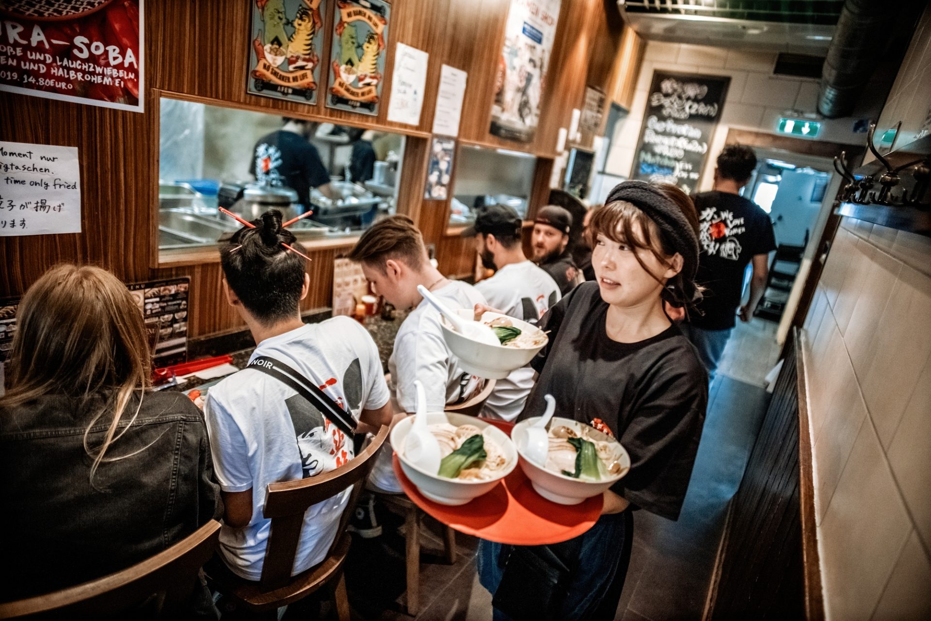 Sieht aus wie Japan, ist aber Düsseldorf. Ein Bild aus einem der japanischen Restaurants an der Immermannstraße. Andreas Endermann hat es vor der Corona-Pandemie aufgenommen.